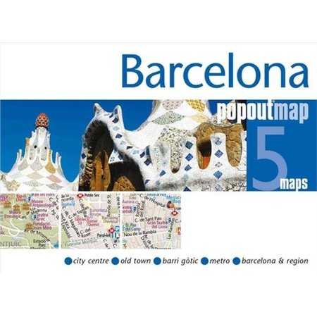 UNIVERSAL MAP GROUP LLC Universal Map 18911 Barcelona Popout Map 18911